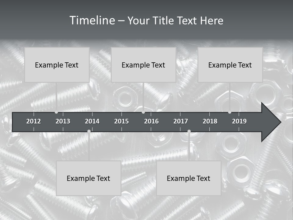 Chrome Hardware Thread PowerPoint Template