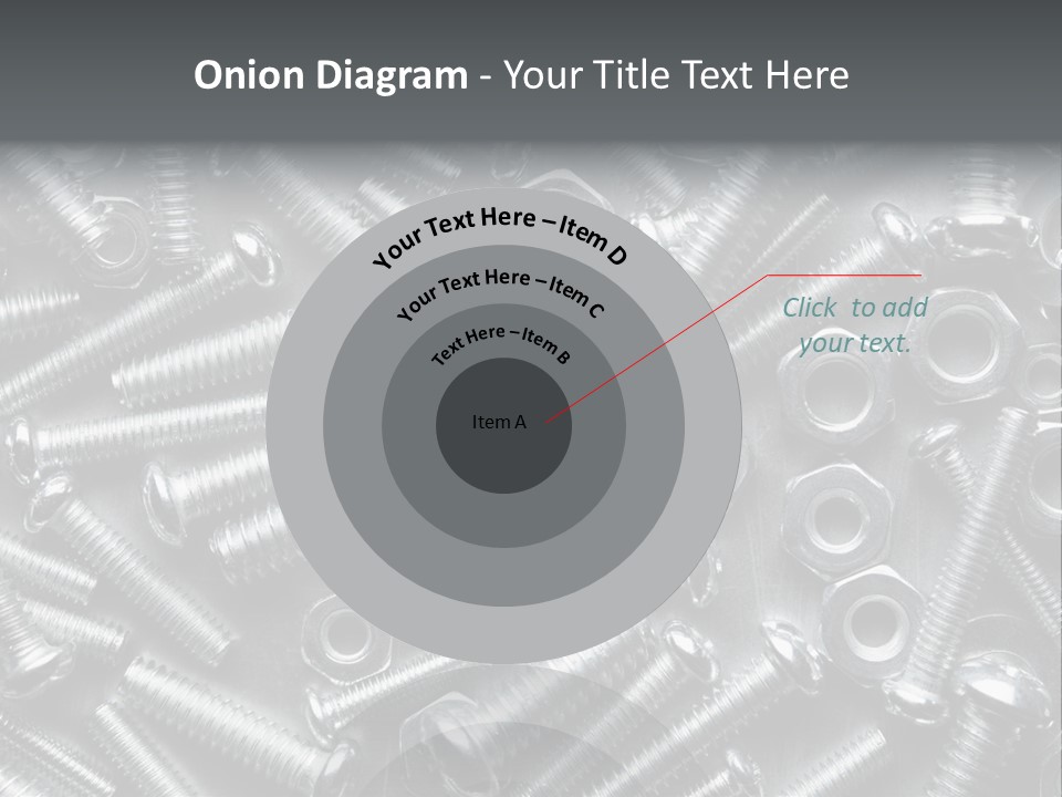 Chrome Hardware Thread PowerPoint Template