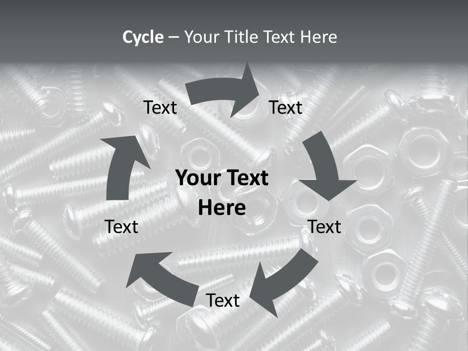 Chrome Hardware Thread PowerPoint Template