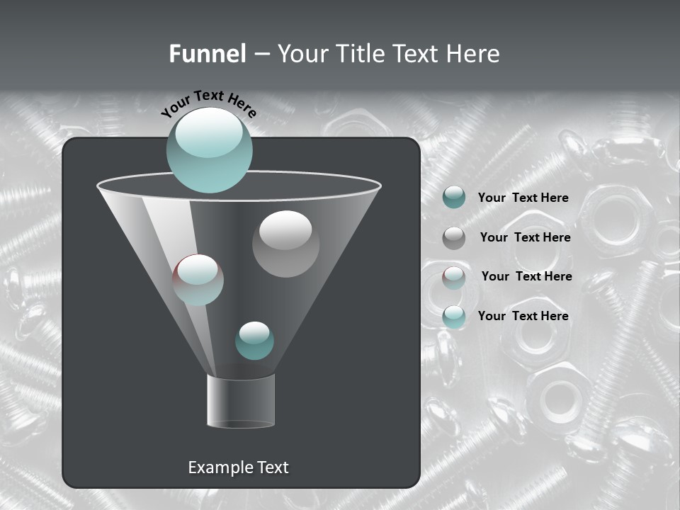 Chrome Hardware Thread PowerPoint Template