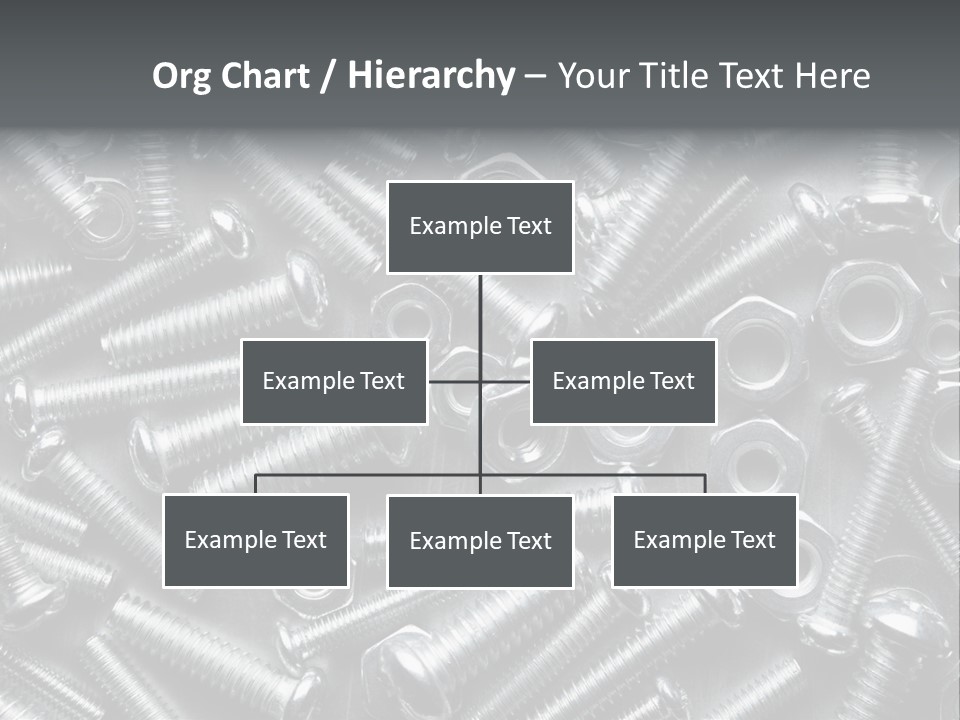 Chrome Hardware Thread PowerPoint Template