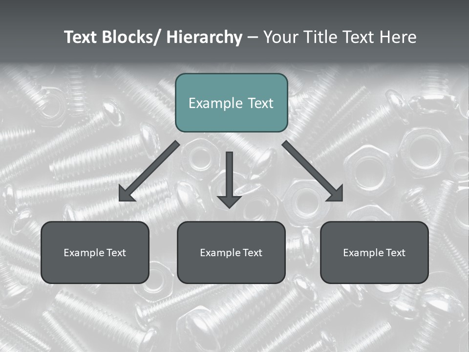 Chrome Hardware Thread PowerPoint Template