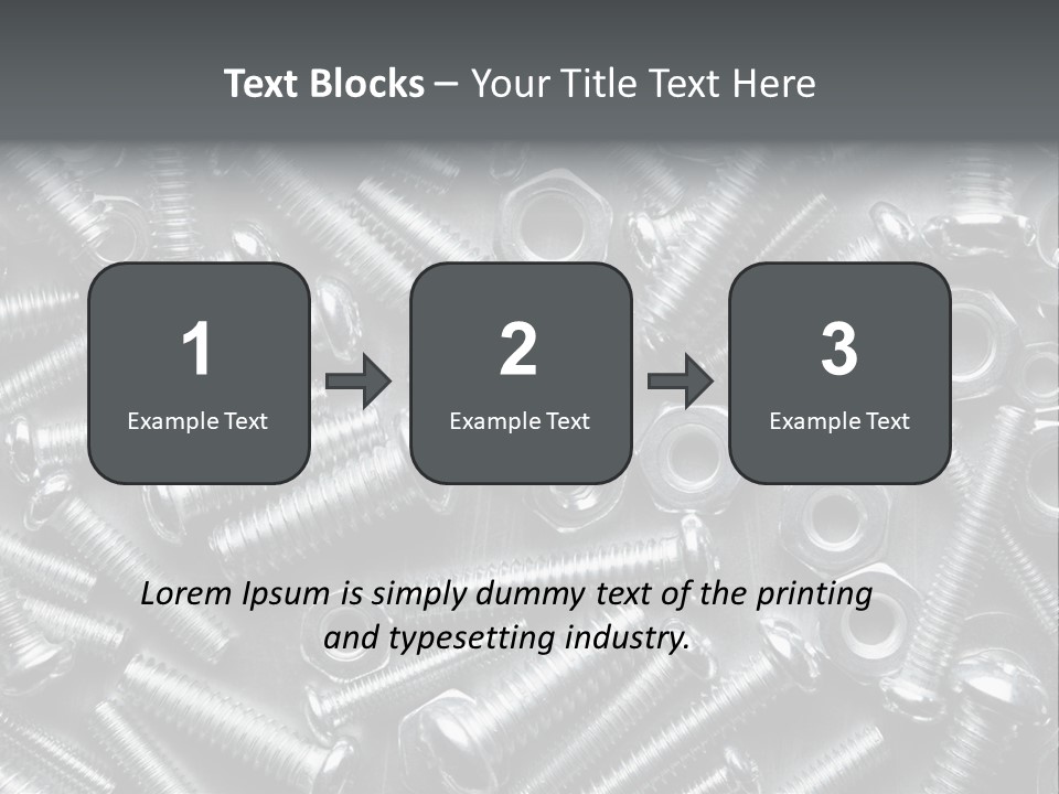 Chrome Hardware Thread PowerPoint Template