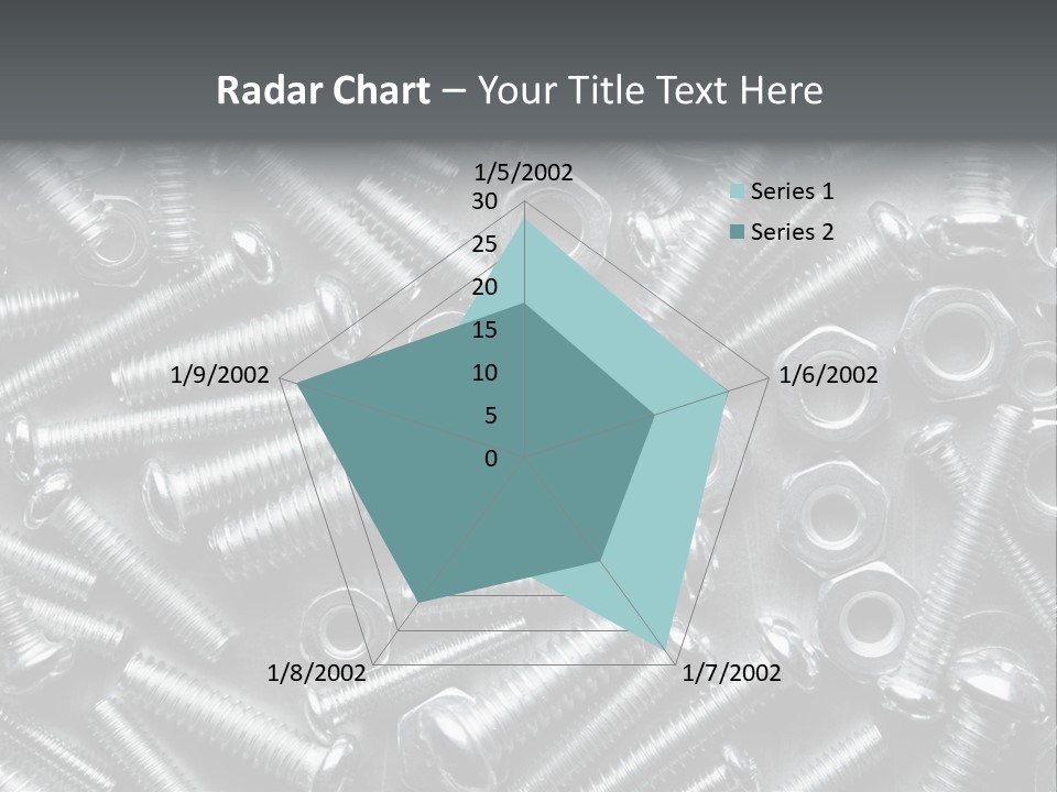 Chrome Hardware Thread PowerPoint Template