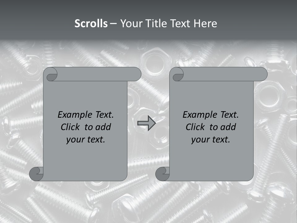Chrome Hardware Thread PowerPoint Template