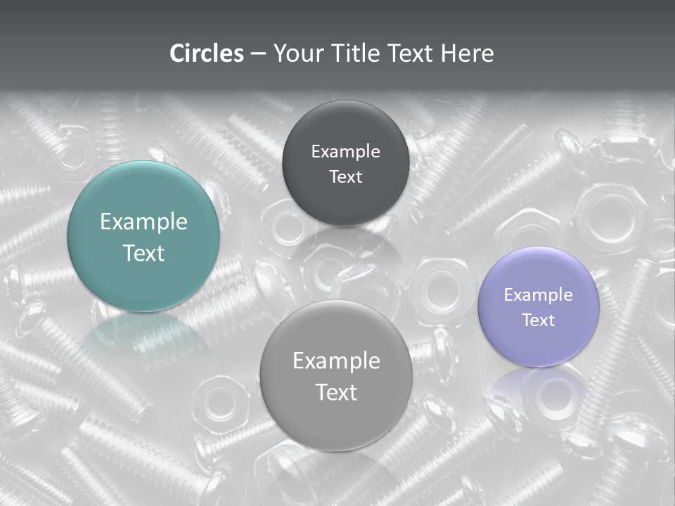 Chrome Hardware Thread PowerPoint Template