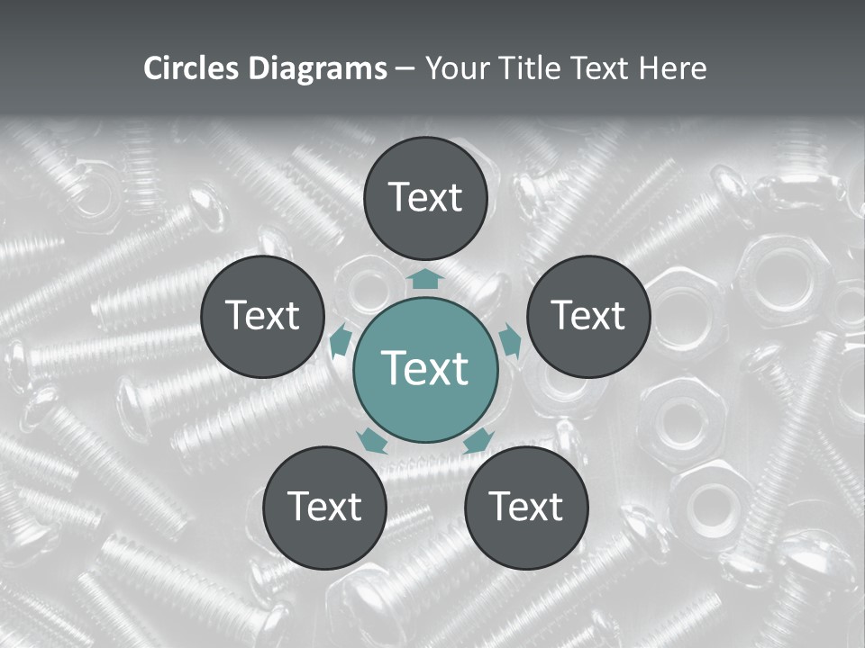 Chrome Hardware Thread PowerPoint Template
