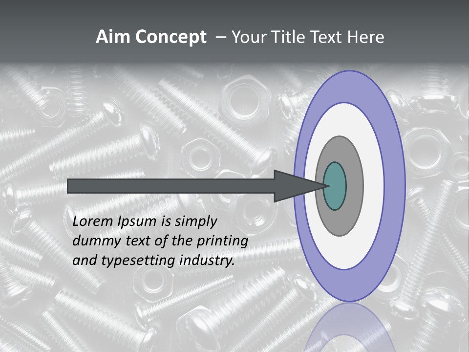 Chrome Hardware Thread PowerPoint Template