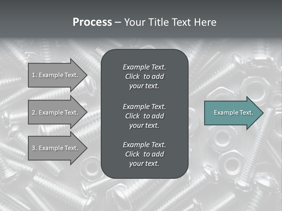 Chrome Hardware Thread PowerPoint Template