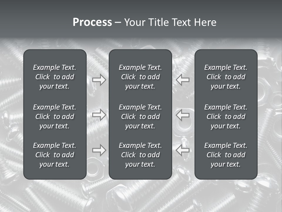 Chrome Hardware Thread PowerPoint Template