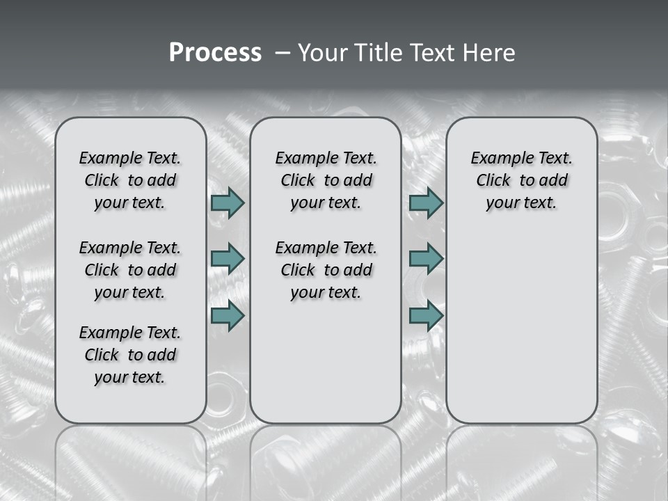 Chrome Hardware Thread PowerPoint Template