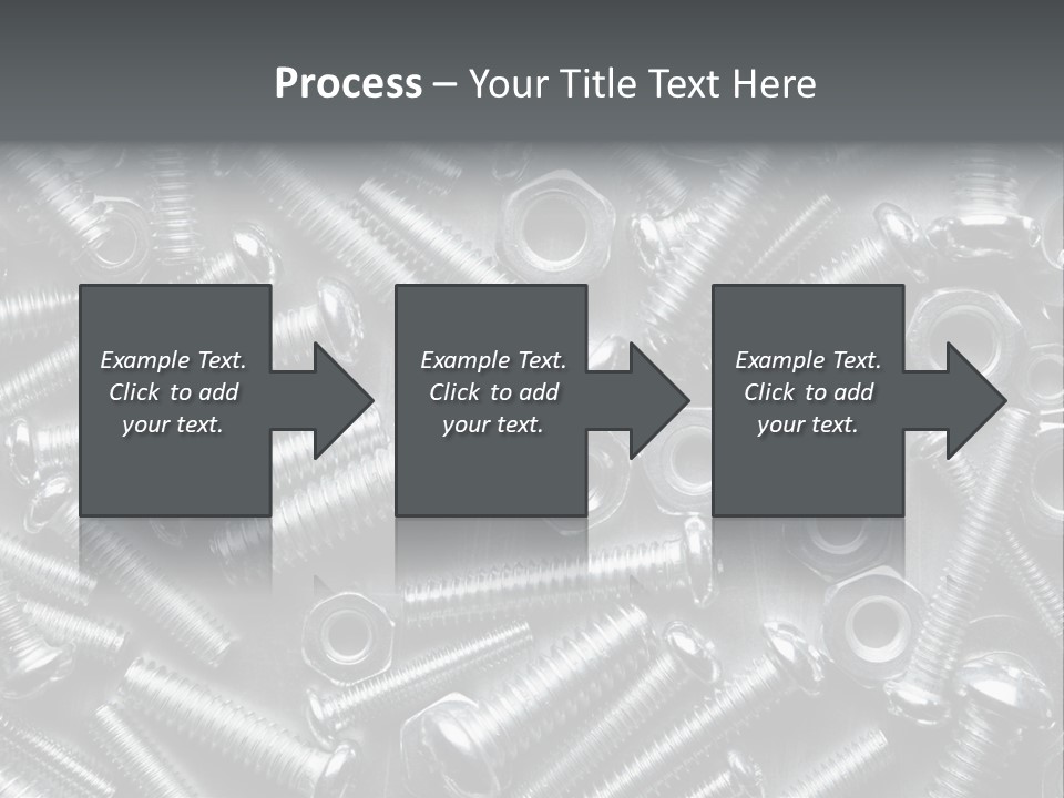 Chrome Hardware Thread PowerPoint Template