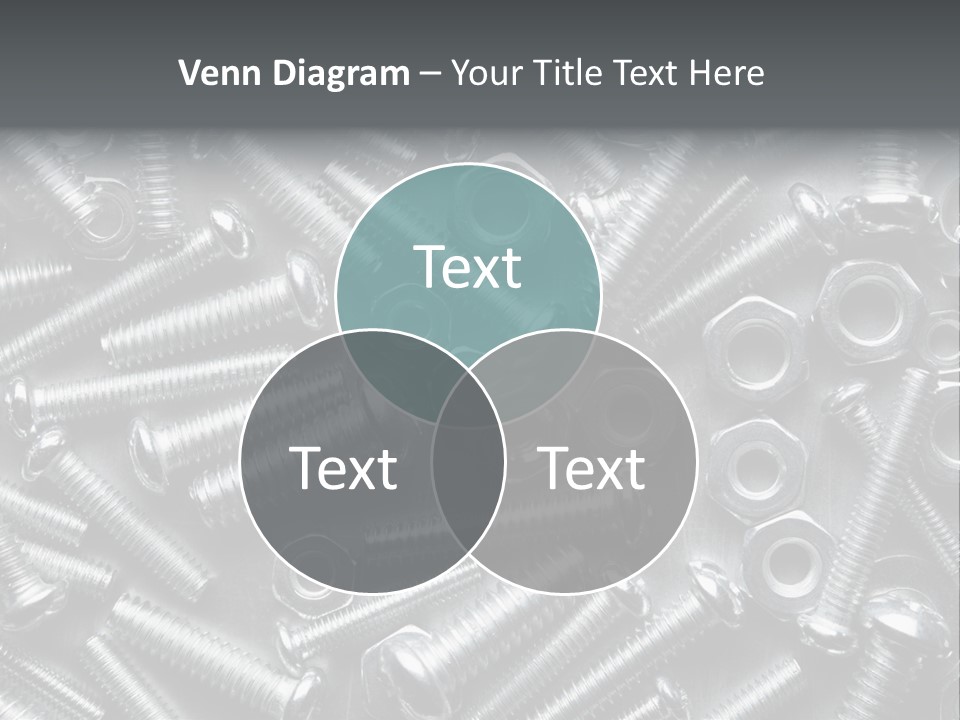 Chrome Hardware Thread PowerPoint Template