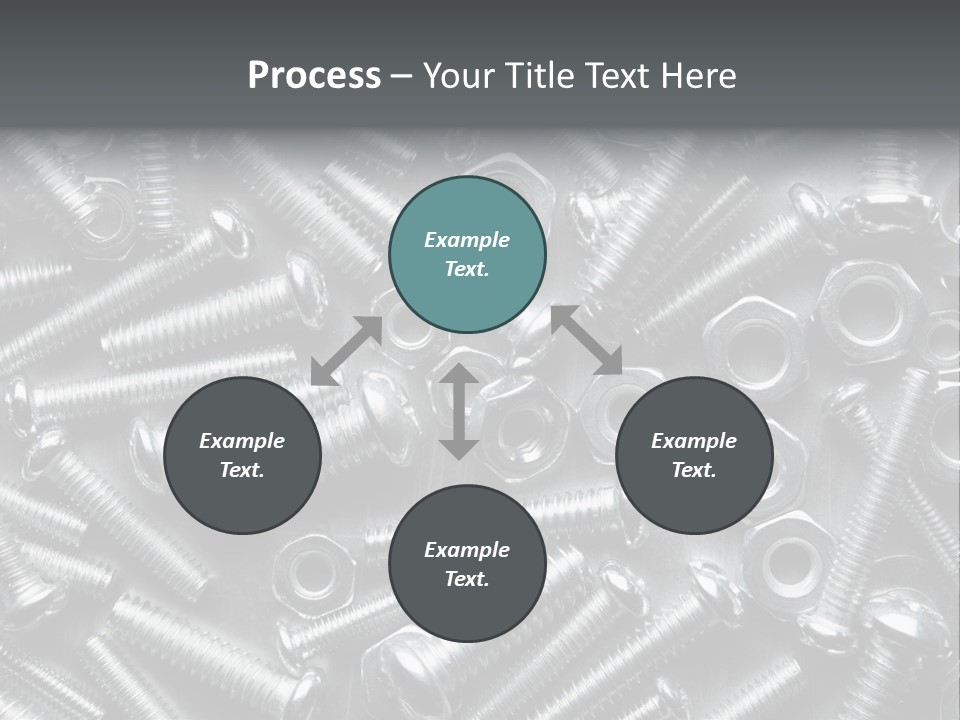 Chrome Hardware Thread PowerPoint Template