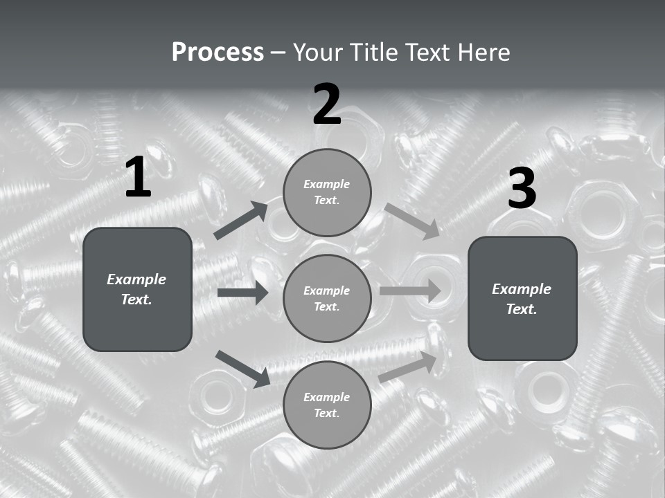 Chrome Hardware Thread PowerPoint Template