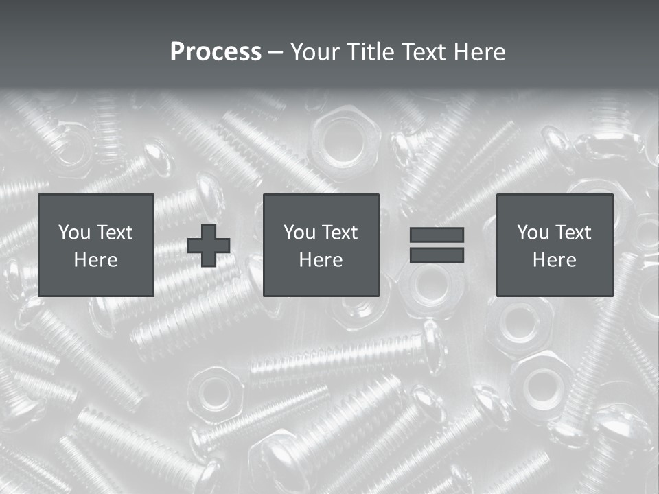 Chrome Hardware Thread PowerPoint Template