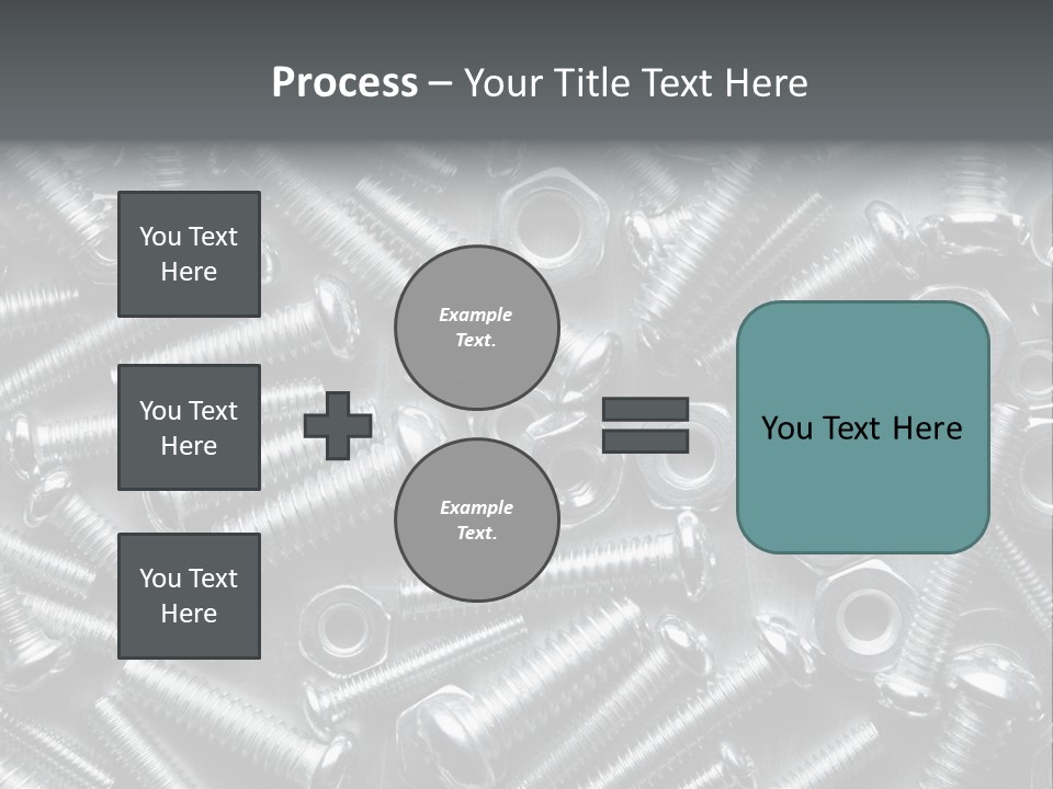 Chrome Hardware Thread PowerPoint Template