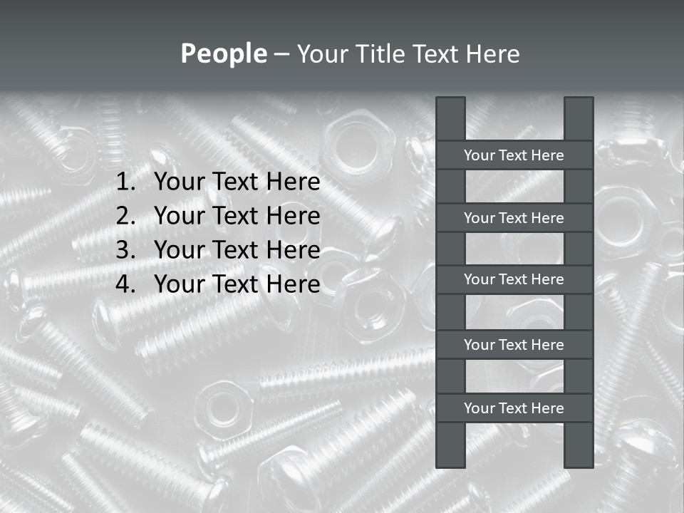 Chrome Hardware Thread PowerPoint Template