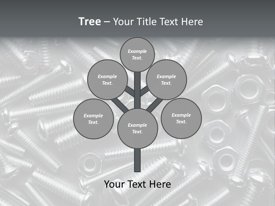 Chrome Hardware Thread PowerPoint Template