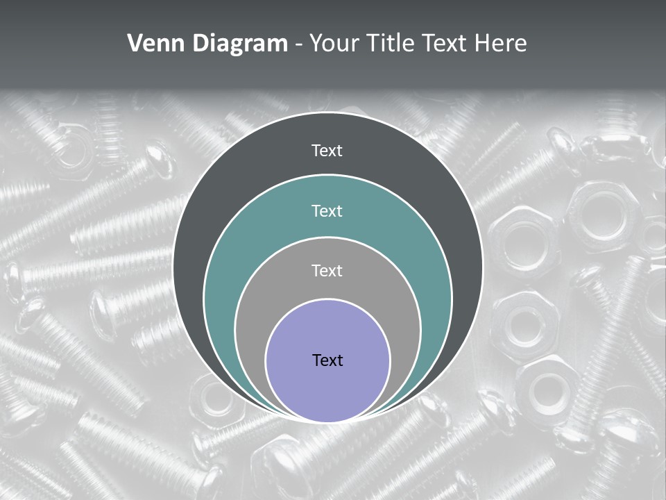 Chrome Hardware Thread PowerPoint Template