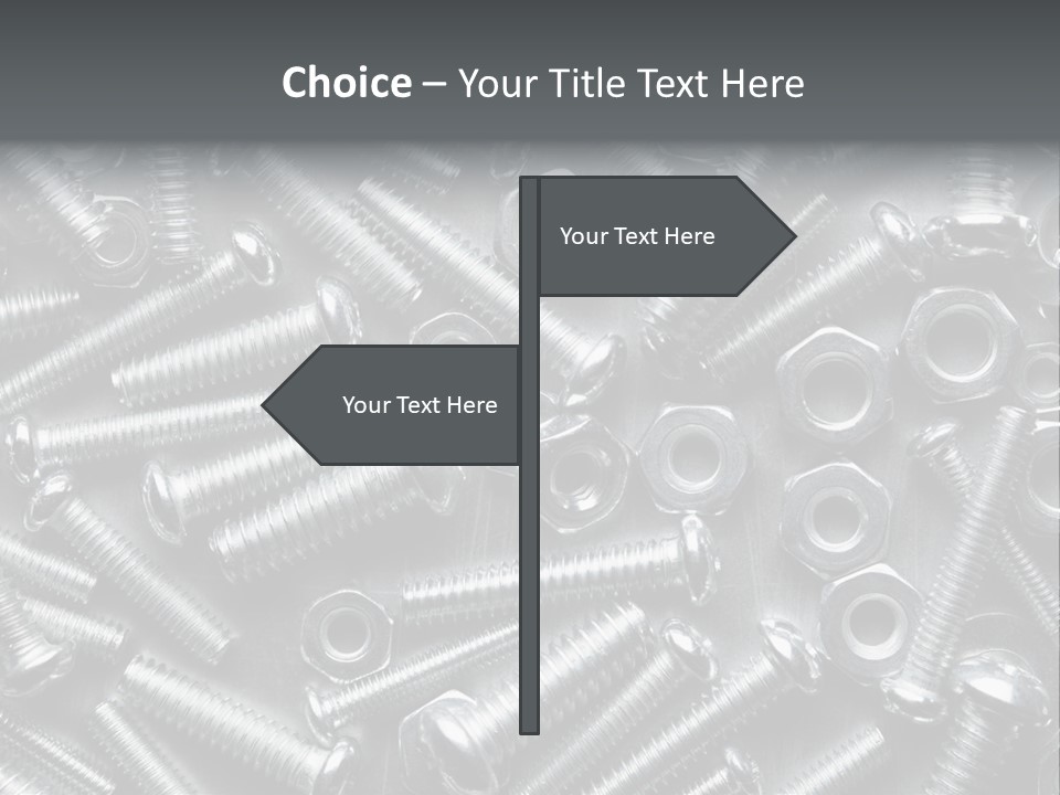 Chrome Hardware Thread PowerPoint Template