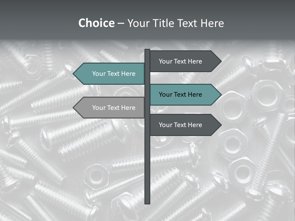 Chrome Hardware Thread PowerPoint Template