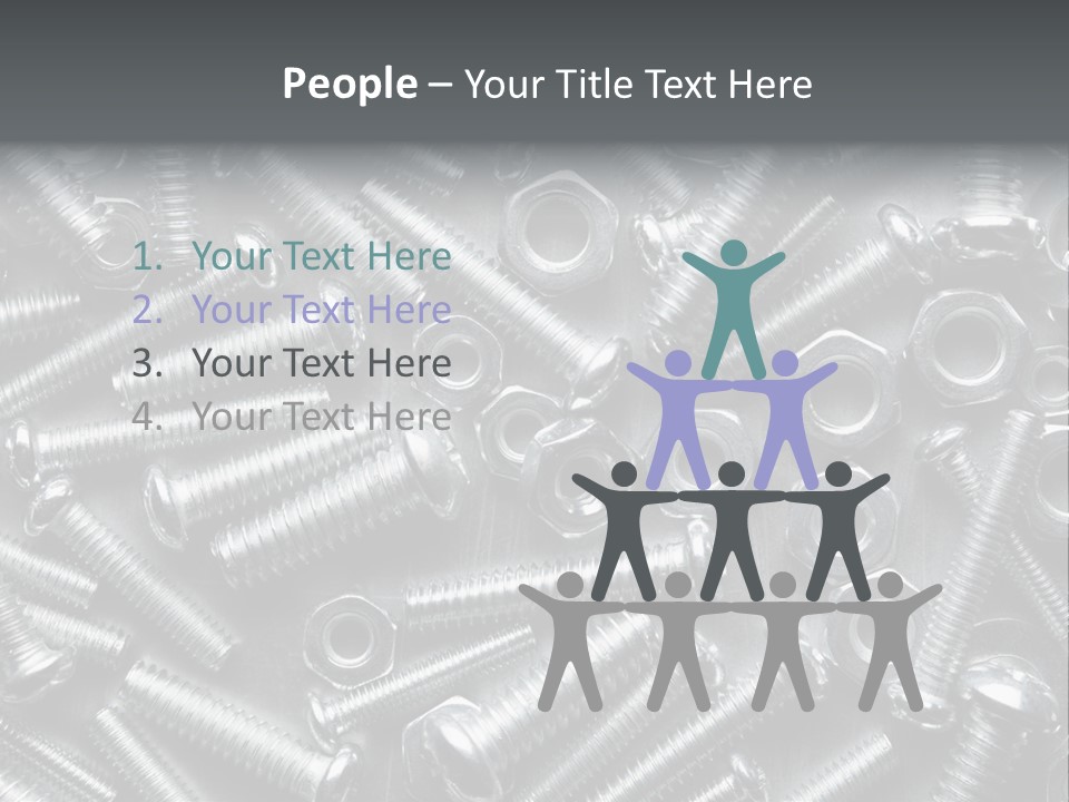 Chrome Hardware Thread PowerPoint Template