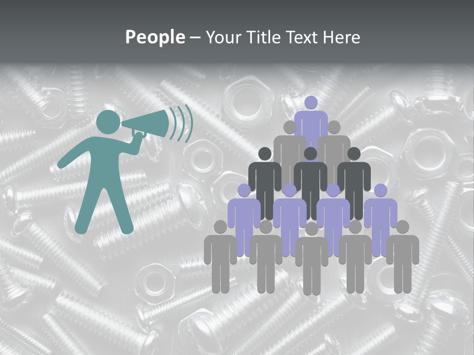 Chrome Hardware Thread PowerPoint Template