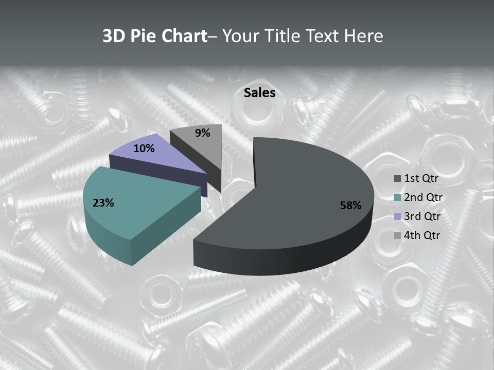 Chrome Hardware Thread PowerPoint Template