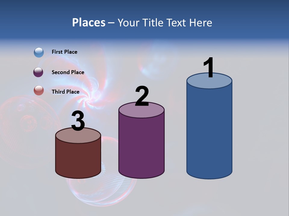 Network Glow Decorative PowerPoint Template