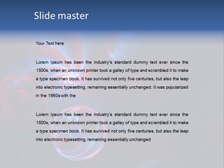 Network Glow Decorative PowerPoint Template