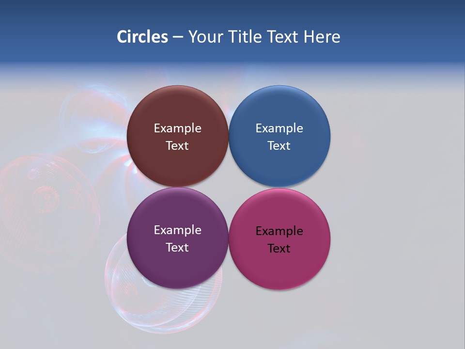 Network Glow Decorative PowerPoint Template