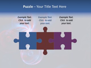Network Glow Decorative PowerPoint Template