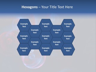 Network Glow Decorative PowerPoint Template