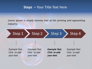 Network Glow Decorative PowerPoint Template