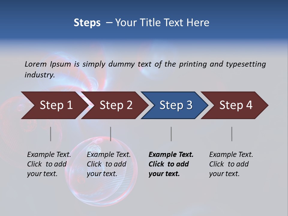 Network Glow Decorative PowerPoint Template