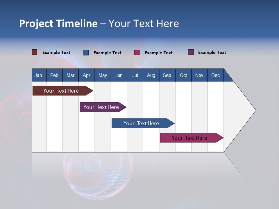 Network Glow Decorative PowerPoint Template