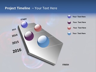 Network Glow Decorative PowerPoint Template