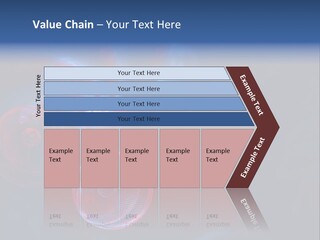 Network Glow Decorative PowerPoint Template