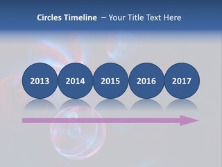Network Glow Decorative PowerPoint Template
