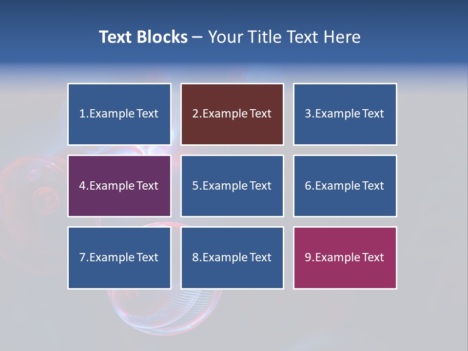 Network Glow Decorative PowerPoint Template