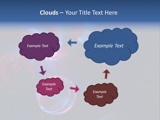 Network Glow Decorative PowerPoint Template