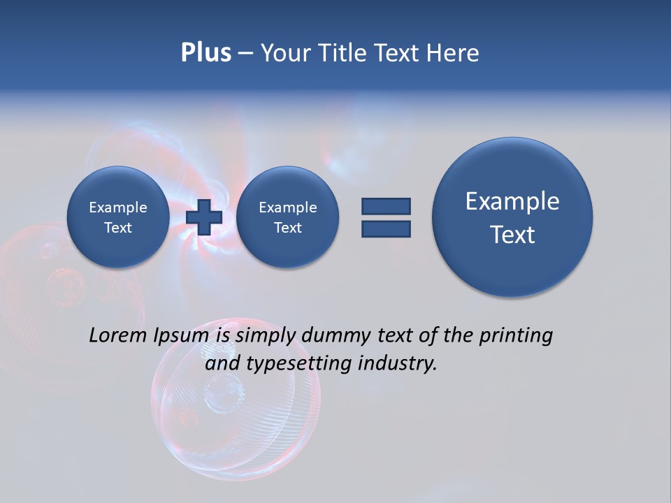 Network Glow Decorative PowerPoint Template