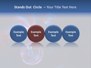 Network Glow Decorative PowerPoint Template