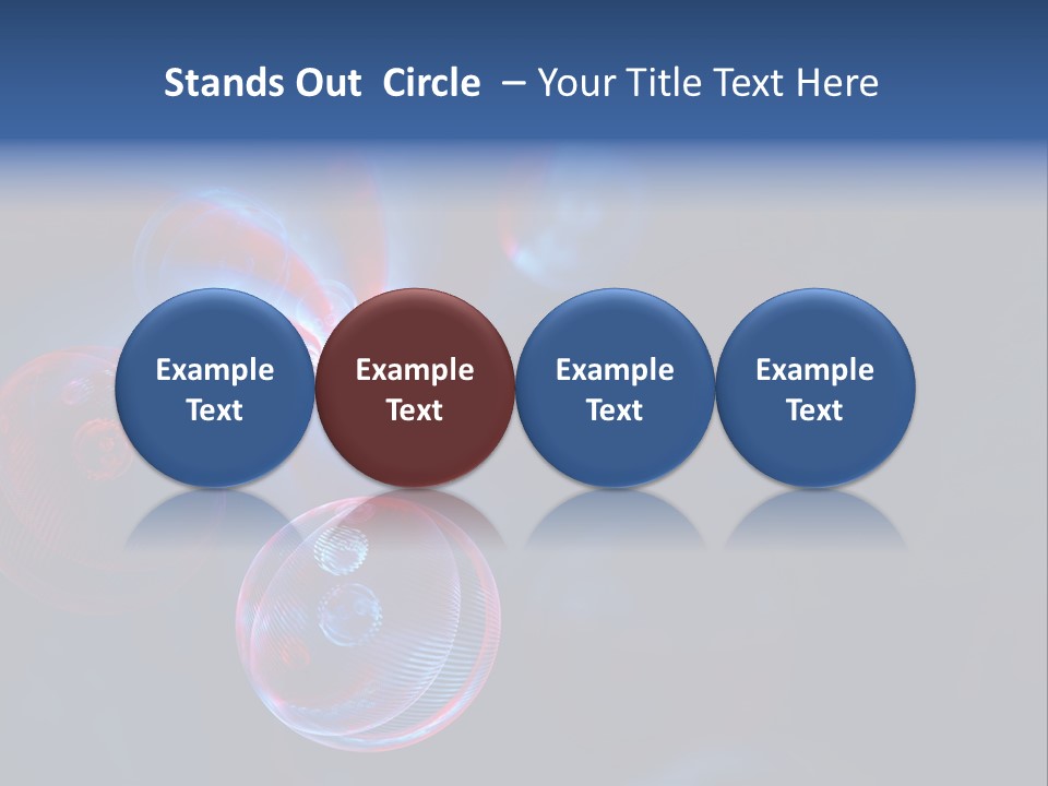 Network Glow Decorative PowerPoint Template