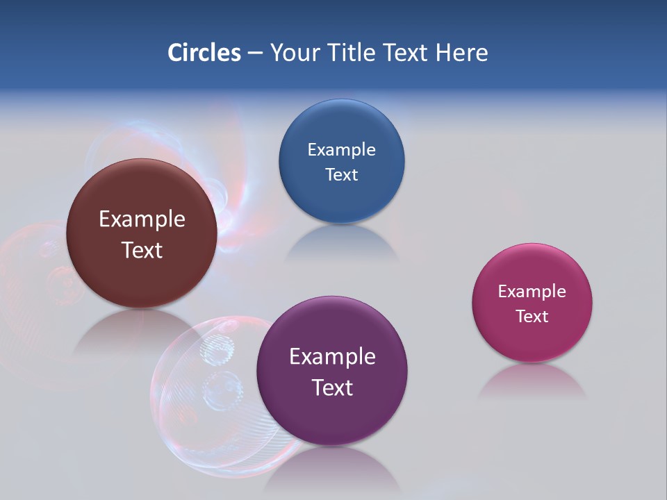 Network Glow Decorative PowerPoint Template