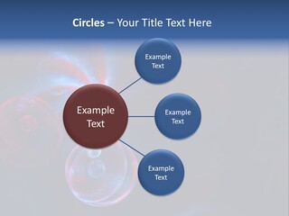 Network Glow Decorative PowerPoint Template