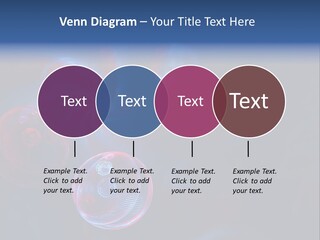 Network Glow Decorative PowerPoint Template