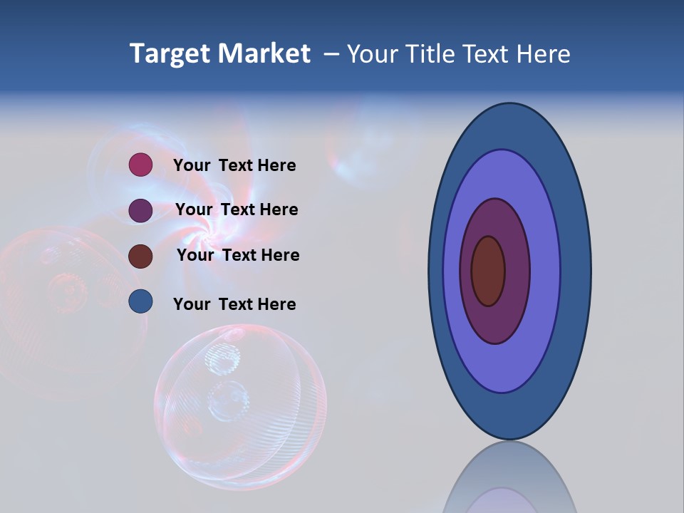 Network Glow Decorative PowerPoint Template