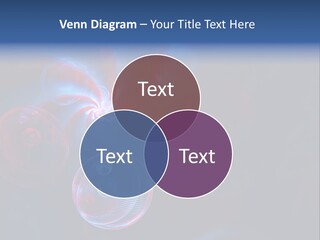 Network Glow Decorative PowerPoint Template